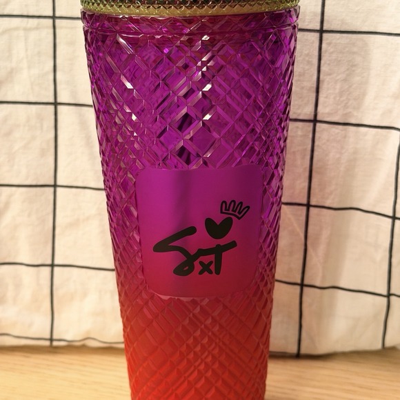 Starbucks SHE x THIS Shae Anthony 2024 Jeweled Ombre Tumbler 24oz. Venti Cup NEW - Picture 2 of 7